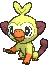 Grookey front shiny animated