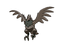 Corviknight front shiny animated