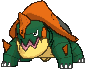 Drednaw front shiny animated