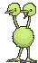 Doduo front shiny animated