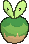 Applin front shiny animated