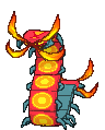 Centiskorch front shiny animated