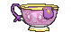Phony Sinistea front shiny animated