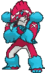 Obstagoon front shiny animated