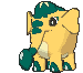 Cufant front shiny animated
