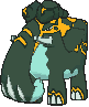 Copperajah front shiny animated