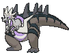 Dracozolt front shiny animated