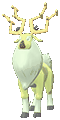 Wyrdeer front shiny animated