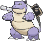 Blastoise front shiny animated