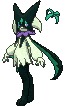 Meowscarada front shiny animated