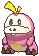Fuecoco front shiny animated