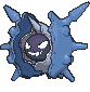 Cloyster front shiny animated