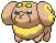 Fidough front shiny animated