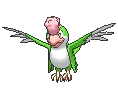 Green Plumage Squawkabilly front shiny animated
