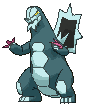 Baxcalibur front shiny animated