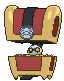 Chest Form Gimmighoul front shiny animated