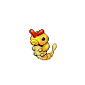 Caterpie front shiny sprites