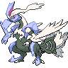 White Kyurem front shiny sprites