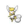 Female Meowstic front shiny sprites