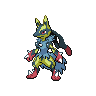 Mega Lucario front shiny sprites