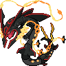 Mega Rayquaza front shiny sprites