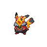 Pikachu Rock Star front shiny sprites