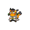 Pikachu Ph.D. front shiny sprites