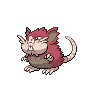 Alolan Raticate front shiny sprites