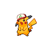Original Cap Pikachu front shiny sprites