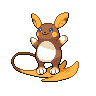 Alolan Raichu front shiny sprites