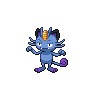 Alolan Meowth front shiny sprites