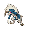 Midnight Lycanroc front shiny sprites
