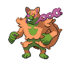 Okidogi front shiny sprites