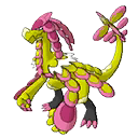 Totem Kommo-o front shiny sprites