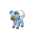 Own Tempo Rockruff front shiny sprites