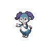 Female Indeedee front shiny sprites