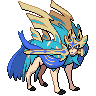 Crowned Zacian front shiny sprites