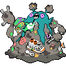 Gigantamax Garbodor front shiny sprites