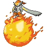 Gigantamax Cinderace front shiny sprites