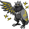 Gigantamax Corviknight front shiny sprites