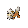 Hisuian Growlithe front shiny sprites