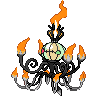 Mega Chandelure front shiny sprites
