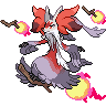 Mega Delphox front shiny sprites