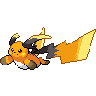 Mega Raichu X front shiny sprites