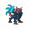 Mega Absol Z front shiny sprites