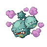 Weezing front shiny sprites