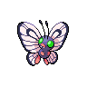 Butterfree front shiny sprites