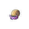 Omanyte front shiny sprites