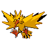 Zapdos front shiny sprites
