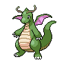 Dragonite front shiny sprites